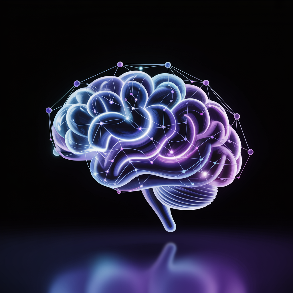 AI network visualization representing Solution Tech Consulting's technology expertise