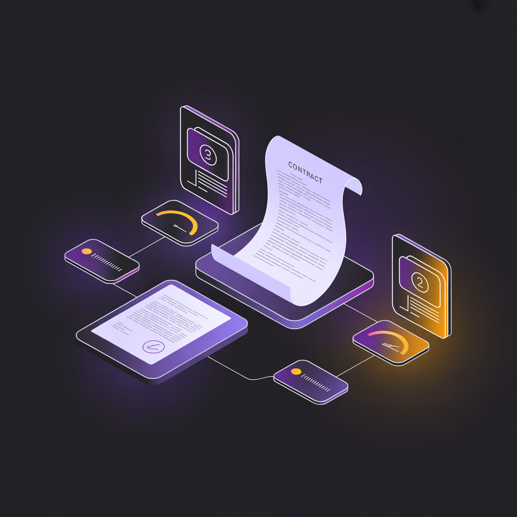 Contract lifecycle management platform with automated tracking and approval workflows